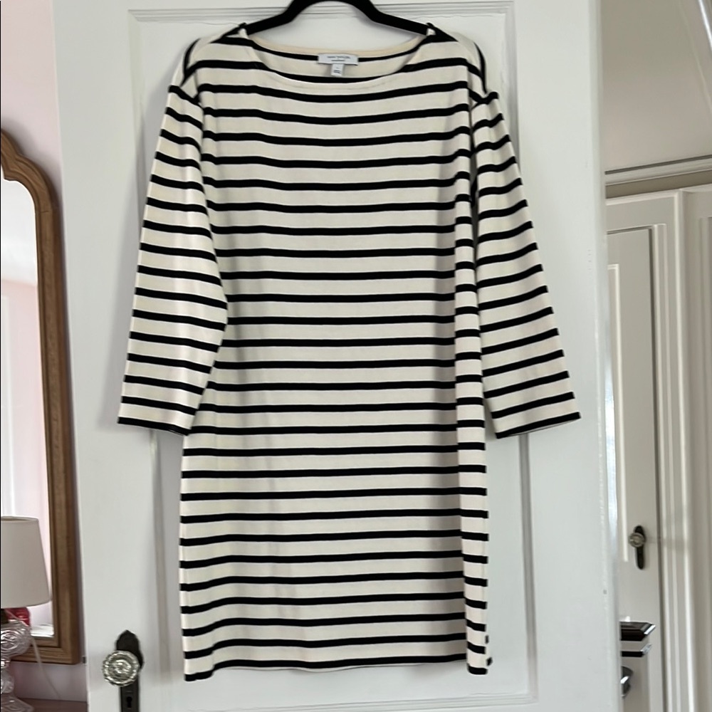 NWOT Classic Striped Black and White Mini Dress